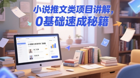 小说推文类项目讲解，0 基础速成秘籍-柚子网创