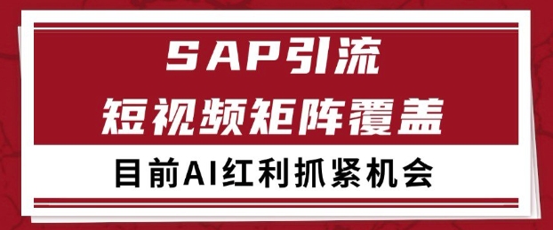 小红书某音sap赛道引流获客 自热矩阵日引200+【揭秘】-柚子网创