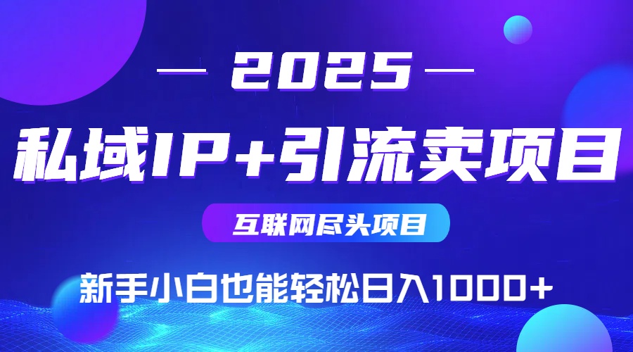 （14613期）私域IP+卖项目，普通人小白也能轻松实现日入1000+-柚子网创