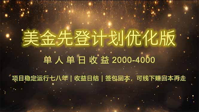 （14802期）连续7-8年创单日收益冠军项目，日收益$600-1200-柚子网创