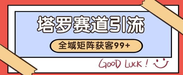 小红书某音塔罗赛道引流获客 自热矩阵日引200+【揭秘】-柚子网创