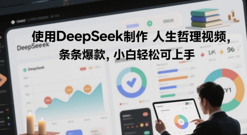 使用DeepSeek制作人生哲理视频，条条爆款，小白轻松可上手-柚子网创