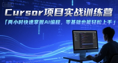 Cursor项目实战训练营，两小时快速掌握AI编程，零基础也能轻松上手-柚子网创