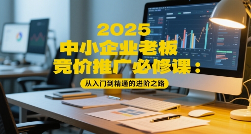 2025中小企业老板竞价推广必修课：从入门到精通的进阶之路-柚子网创
