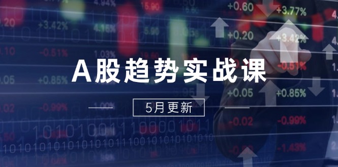 （14808期）A股趋势实战课：主力动向+政策红利，2025全年策略5月更新-柚子网创