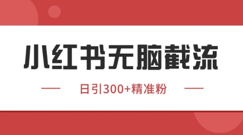小红书只要你有同行就能获客，独家野路子获客玩法，暴力截流【揭秘】-柚子网创