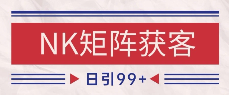 小红书某音NK赛道引流获客 自热矩阵日引200+【揭秘】-柚子网创
